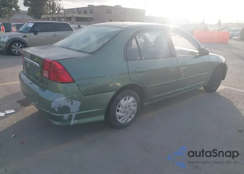 2003 Honda Civic Lx z USA, uszkodzony, nr VIN 2HGES16563H604453